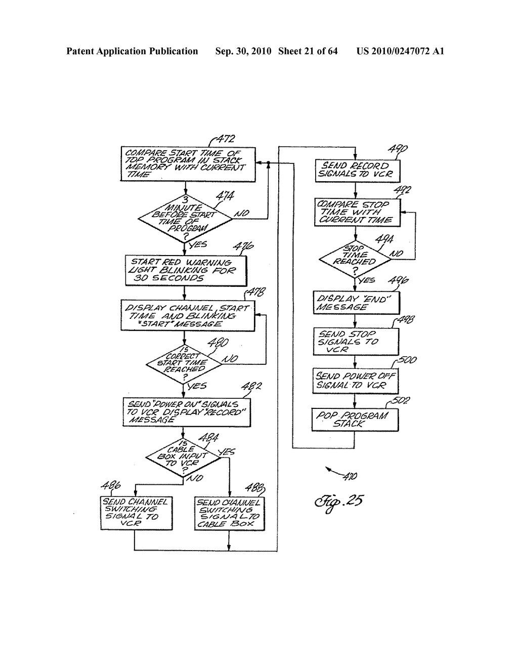 SYSTEM AND METHOD FOR SEARCHING A DATABASE OF TELEVISION SCHEDULE INFORMATION - diagram, schematic, and image 22
