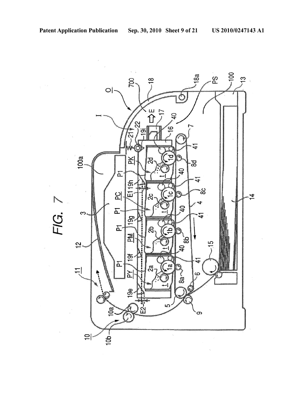 COLOR ELECTROPHOTOGRAPHIC IMAGE FORMING APPARATUS - diagram, schematic, and image 10