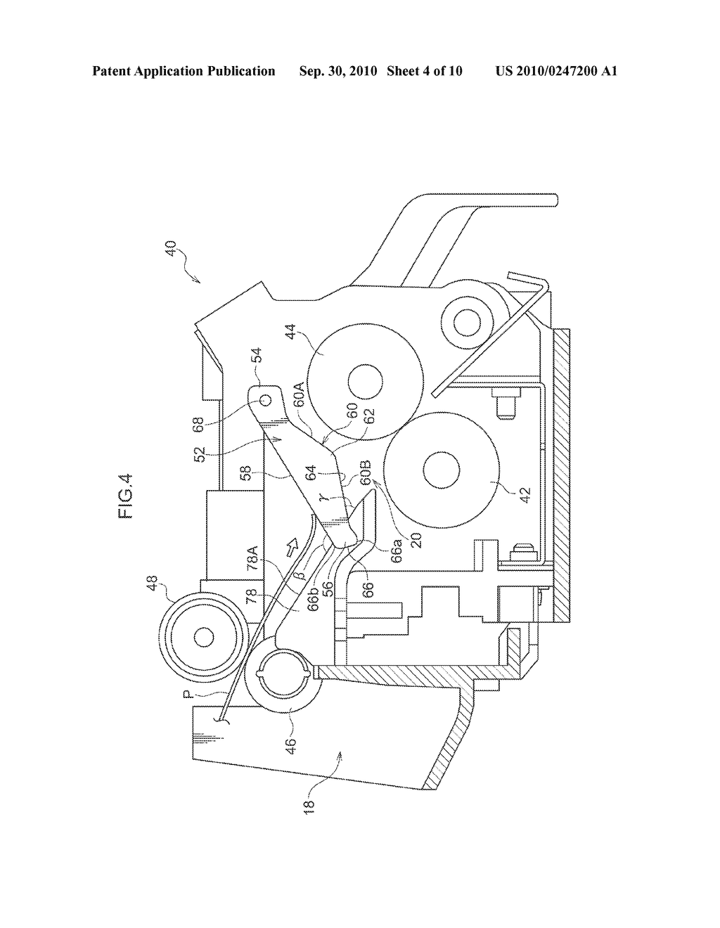 RECORDING MEDIUM TRANSPORTING DIRECTION SWITCHING MECHANISM, FIXING DEVICE AND IMAGE FORMING APPARATUS - diagram, schematic, and image 05