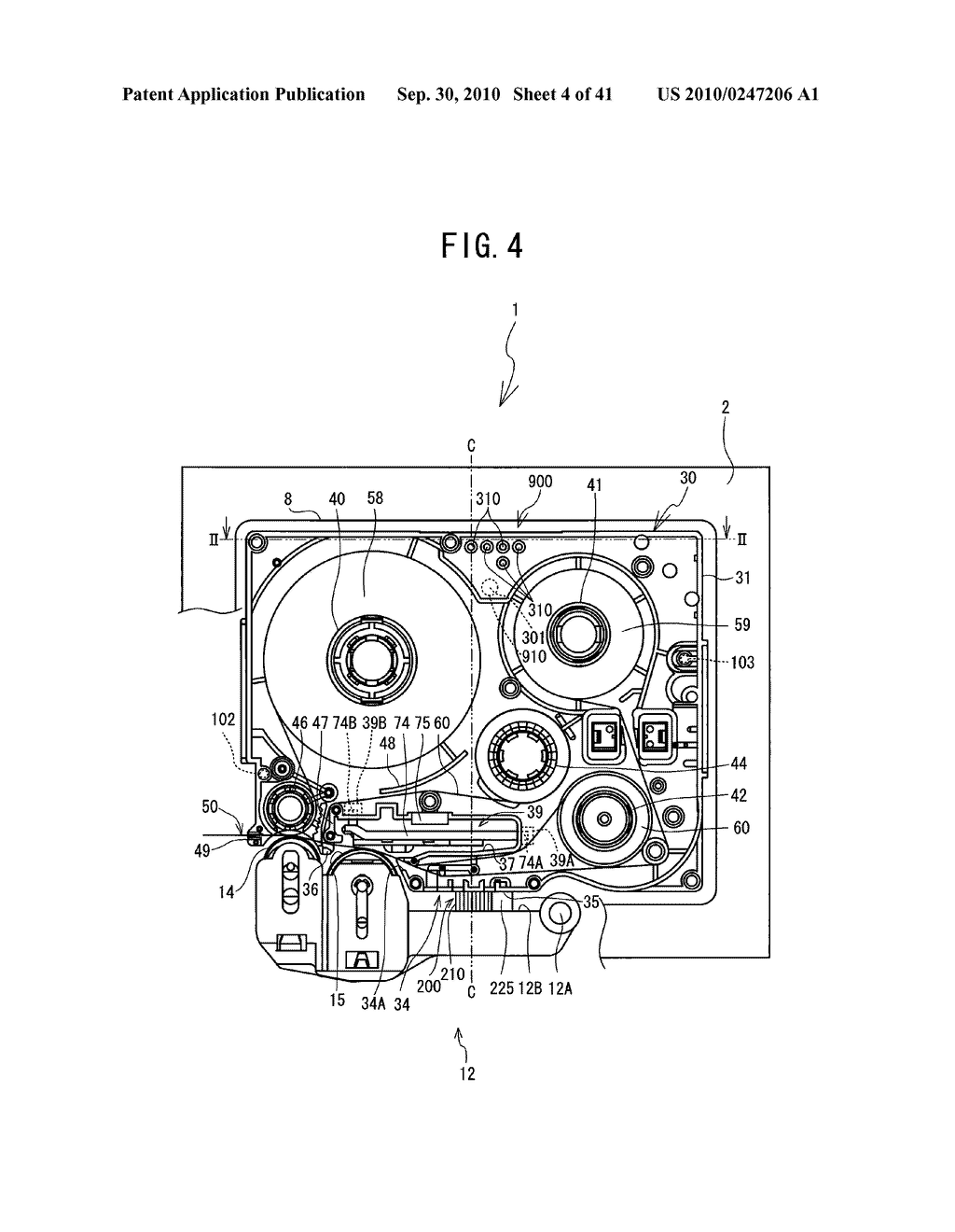 TAPE CASSETTE AND TAPE PRINTER - diagram, schematic, and image 05