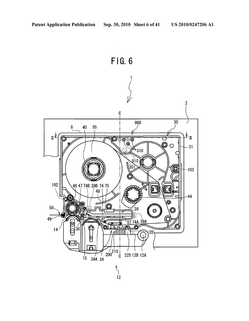 TAPE CASSETTE AND TAPE PRINTER - diagram, schematic, and image 07