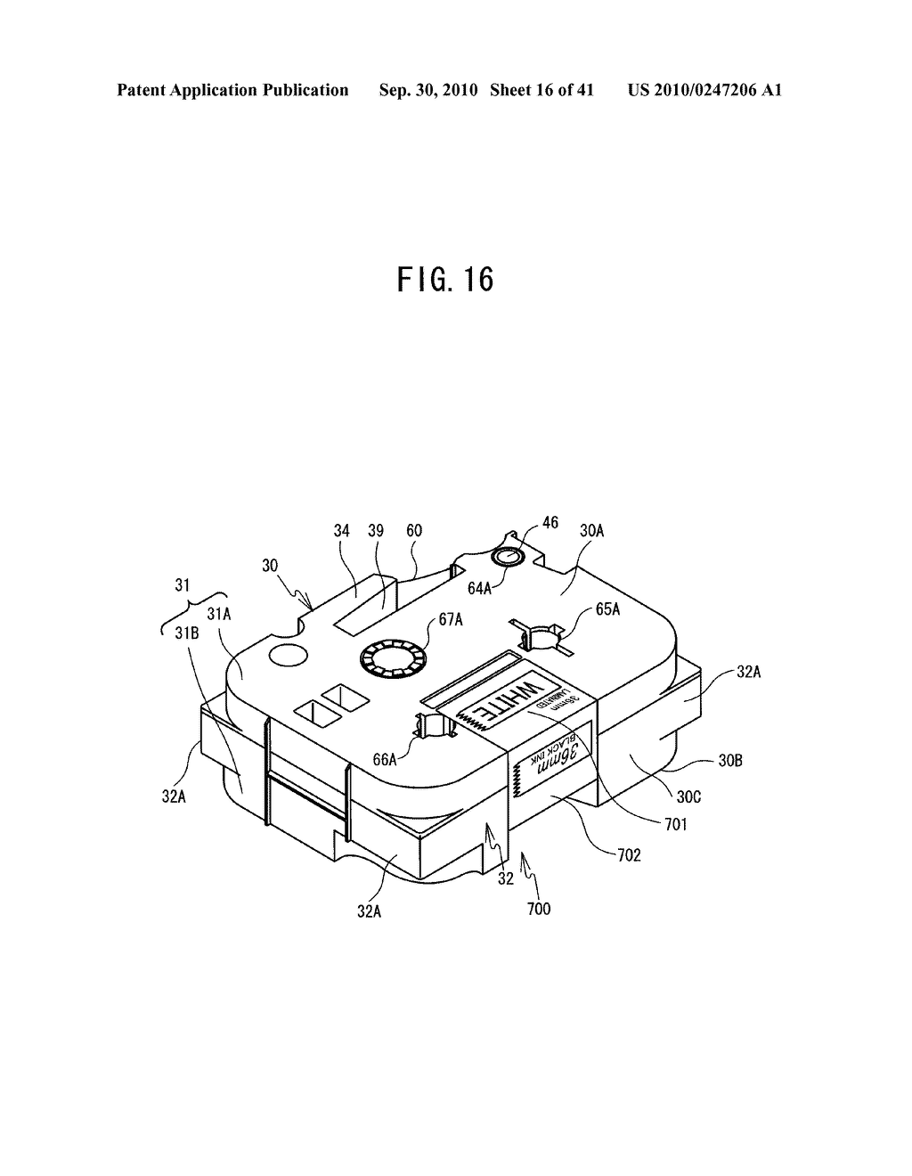 TAPE CASSETTE AND TAPE PRINTER - diagram, schematic, and image 17