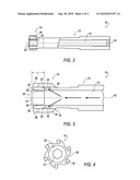 EXPANDABLE MULTI-FLUTE REAMER WITH TAPERED PIN diagram and image