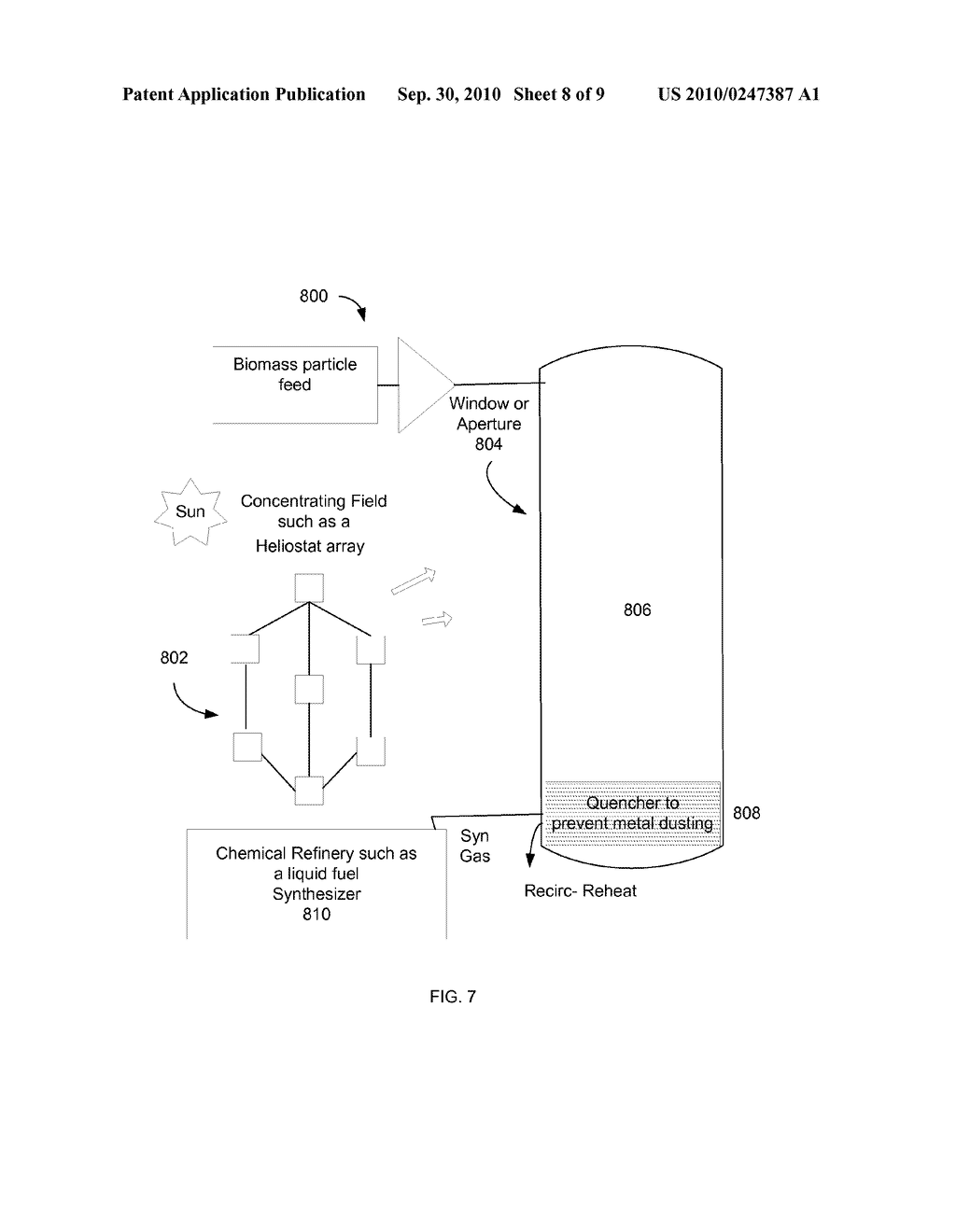 SYSTEMS AND METHODS FOR BIOMASS GASIFIER REACTOR AND RECEIVER CONFIGURATION - diagram, schematic, and image 09