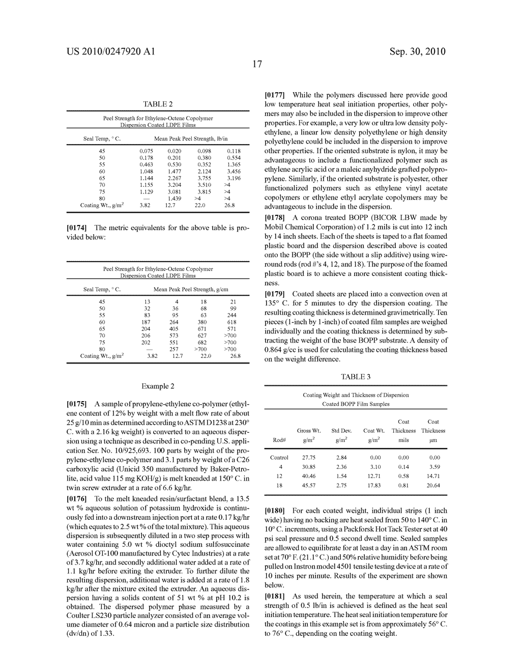 AQUEOUS POLYMER DISPERSIONS AND PRODUCTS FROM THOSE DISPERSIONS - diagram, schematic, and image 22