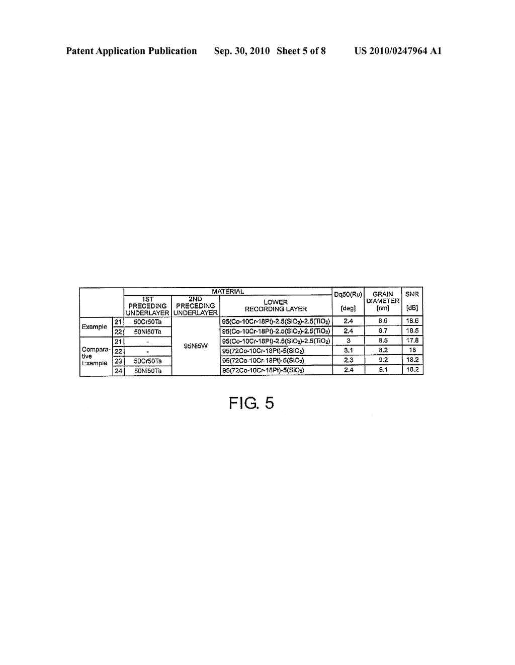 PERPENDICULAR MAGNETIC RECORDING MEDIUM AND METHOD OF MANUFACTURING THE SAME - diagram, schematic, and image 06