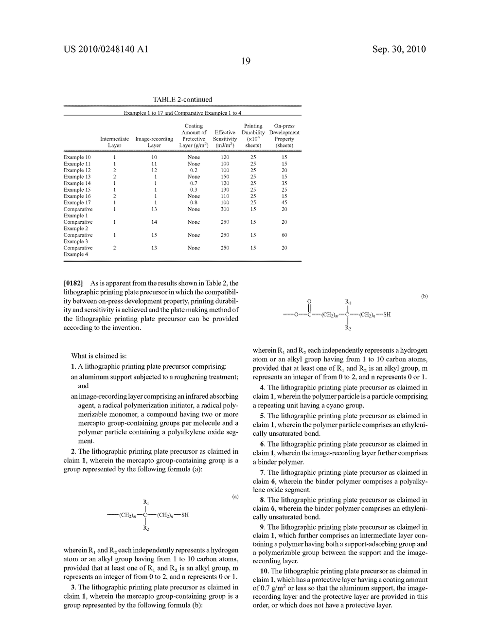 LITHOGRAPHIC PRINTING PLATE PRECURSOR AND PLATE MAKING METHOD THEREOF - diagram, schematic, and image 20