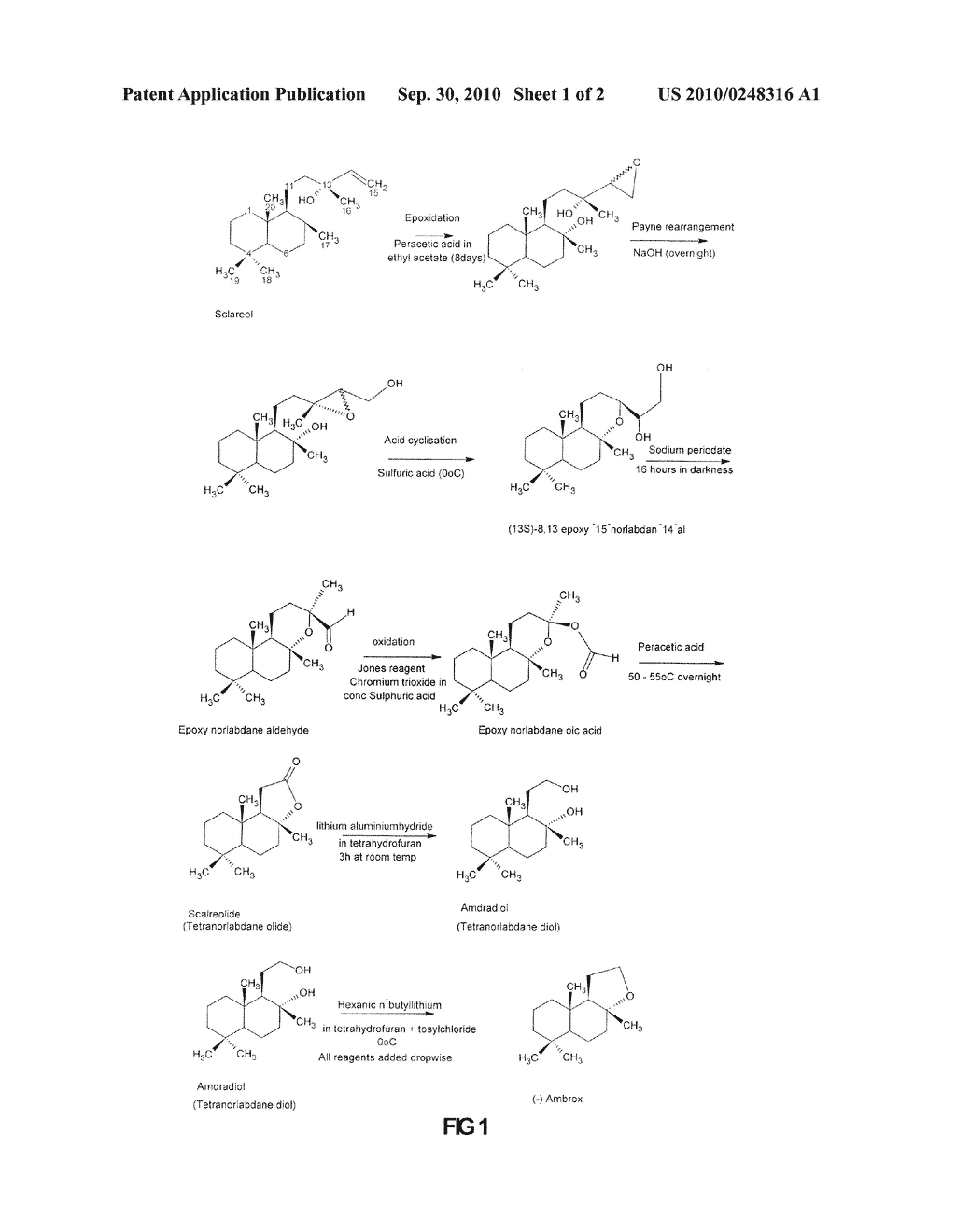 Process for the Production of Ambrafuran - diagram, schematic, and image 02