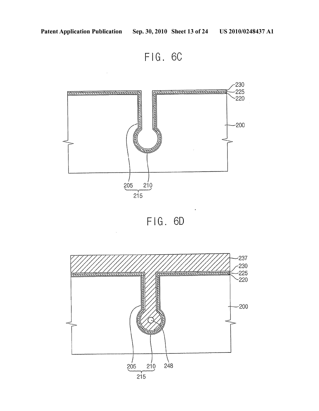 Methods of forming recessed gate structures including blocking members, and methods of forming semiconductor devices having the recessed gate structures - diagram, schematic, and image 14