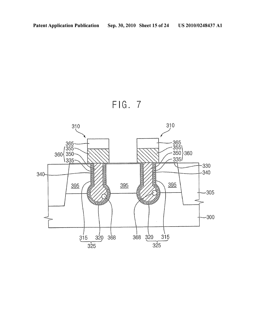 Methods of forming recessed gate structures including blocking members, and methods of forming semiconductor devices having the recessed gate structures - diagram, schematic, and image 16