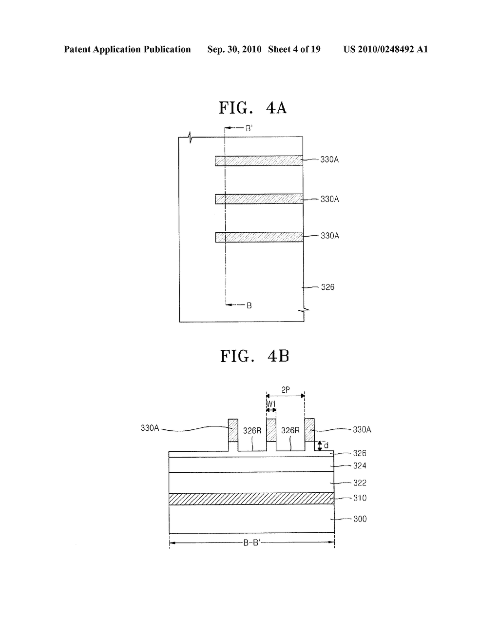 Method of forming patterns of semiconductor device - diagram, schematic, and image 05