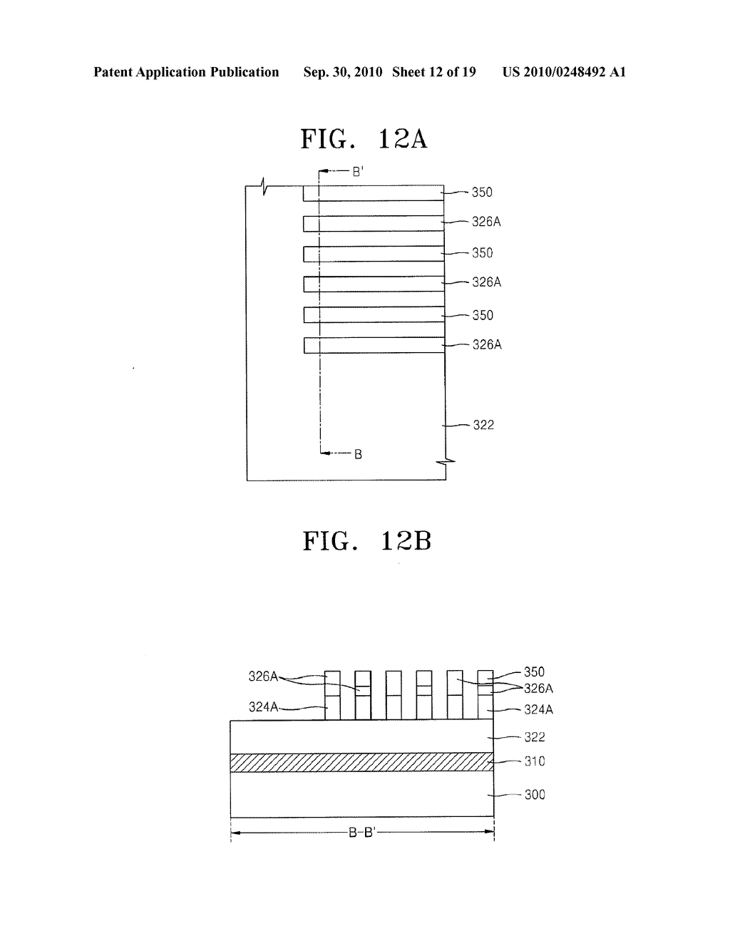 Method of forming patterns of semiconductor device - diagram, schematic, and image 13