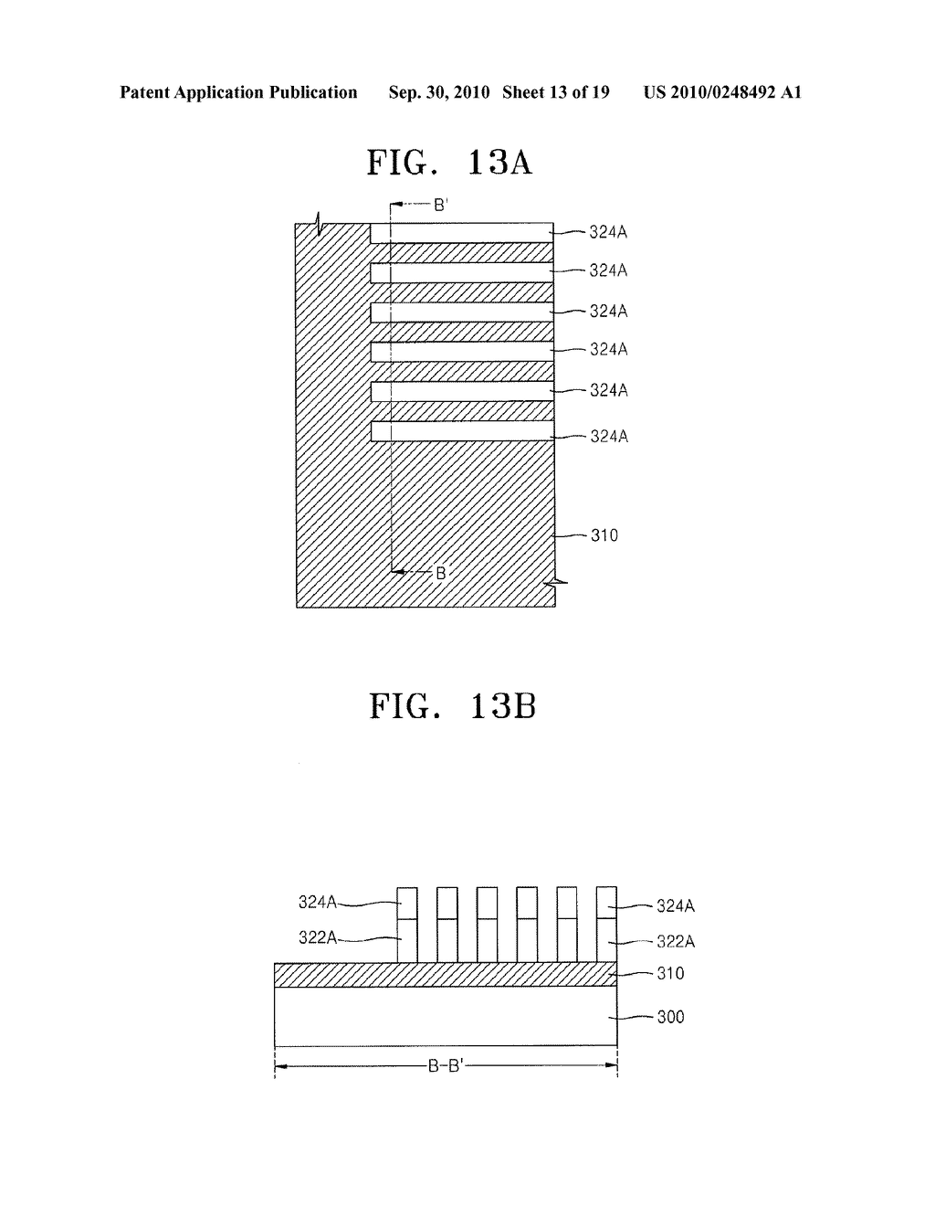 Method of forming patterns of semiconductor device - diagram, schematic, and image 14