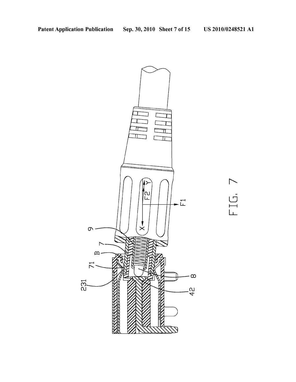 CONNECTOR ASSEMBLY FEATURED HEAD-TO-HEAD MATING INTERCONNECTION AND QUICK-DISCONNECTION THEREFROM - diagram, schematic, and image 08