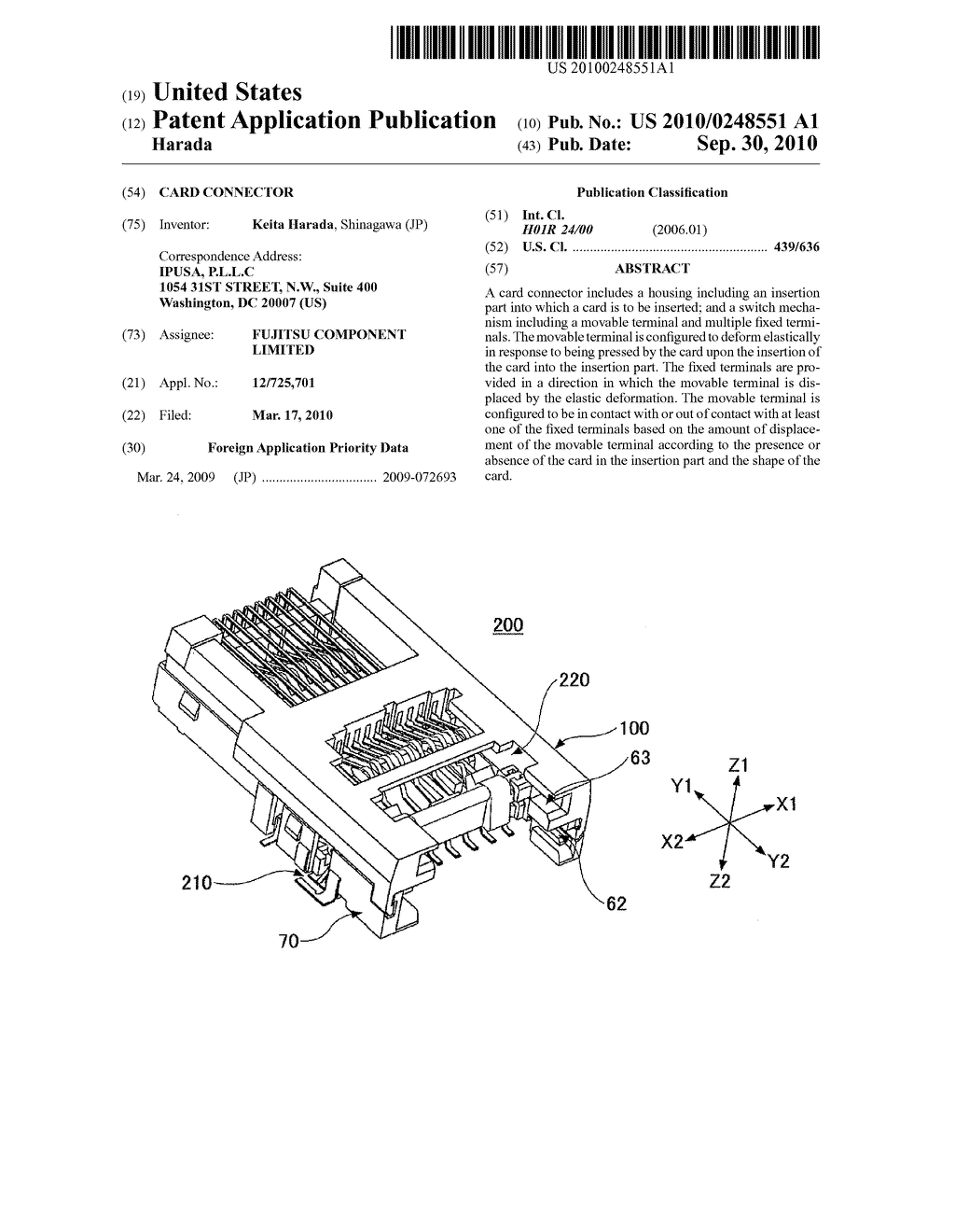 CARD CONNECTOR - diagram, schematic, and image 01