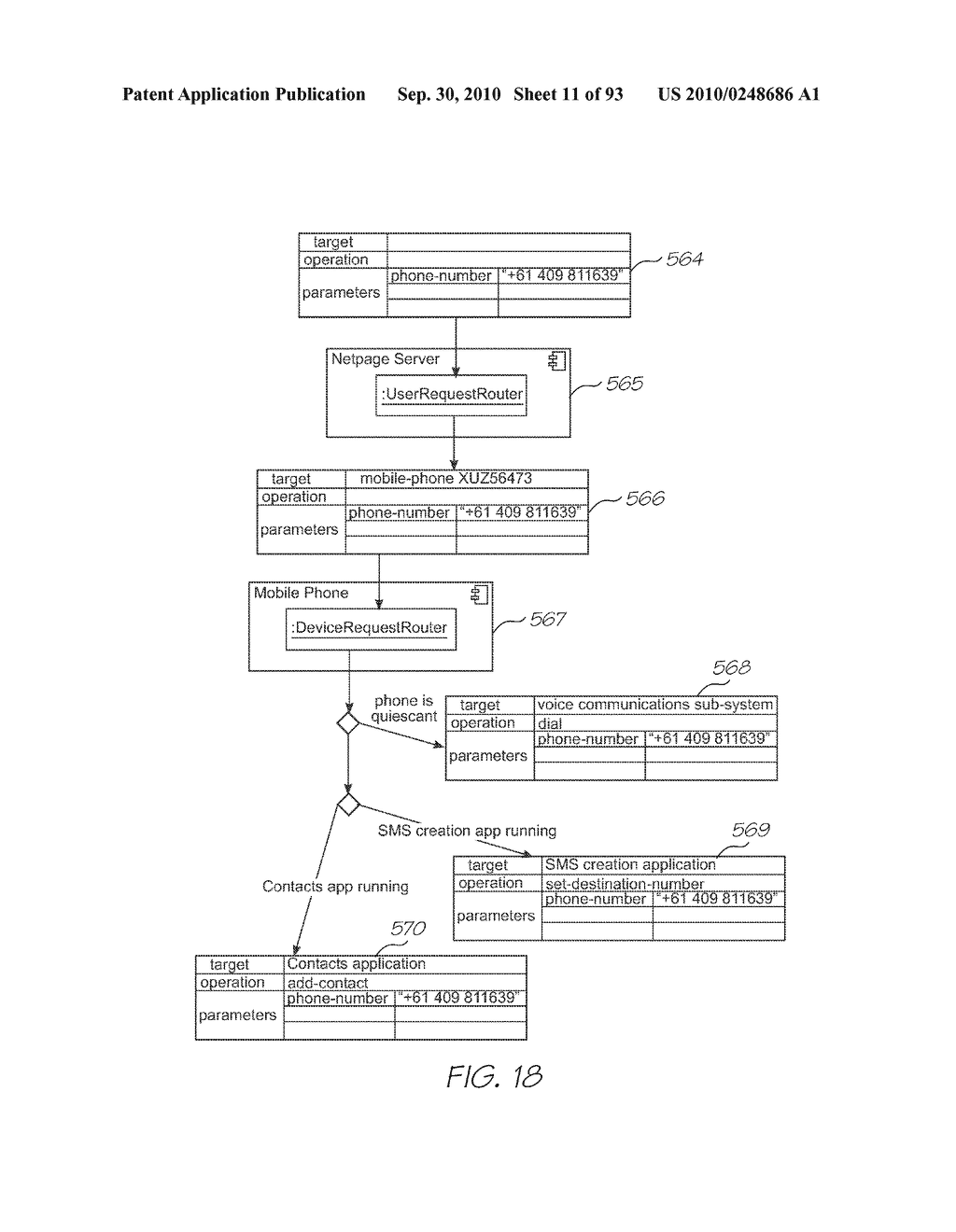 METHOD OF PRINTING AND RETRIEVING INFORMATION USING A MOBILE TELECOMMUNICATIONS DEVICE - diagram, schematic, and image 12