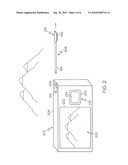 Electronic Device Including a Function Button Operable by a Stylus or Similar Device diagram and image