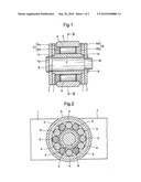 CYLINDRICAL ROLLER-INCORPORATED ROLLER CHAIN diagram and image