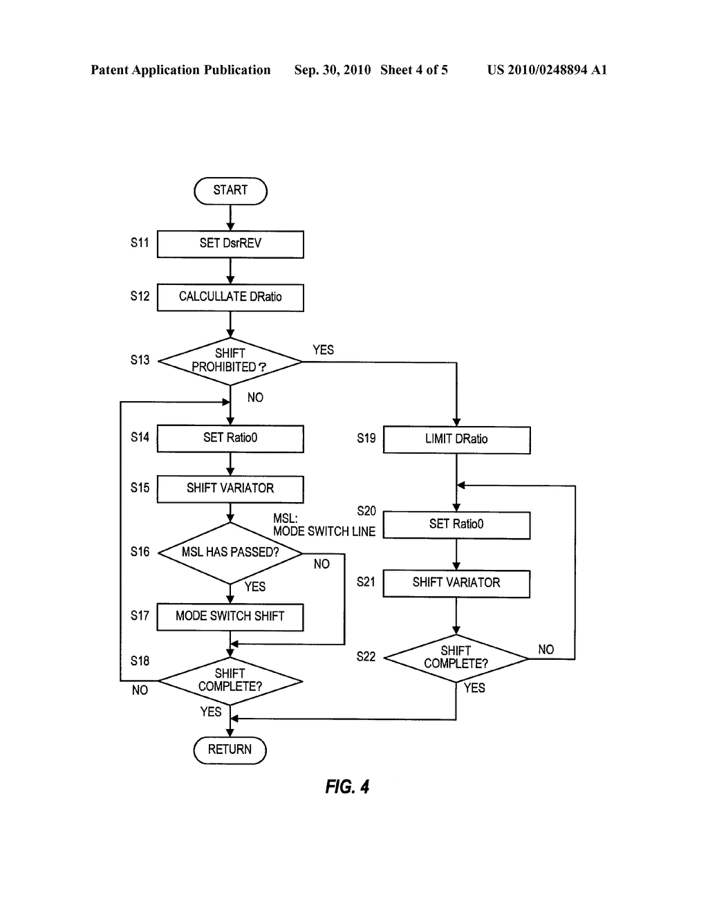 CONTINUOUSLY VARIABLE TRANSMISSION AND CONTROL METHOD THEREOF - diagram, schematic, and image 05