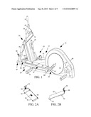 EXERCISE APPARATUS WITH AUTOMATICALLY ADJUSTABLE FOOT MOTION diagram and image