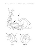 EXERCISE APPARATUS WITH AUTOMATICALLY ADJUSTABLE FOOT MOTION diagram and image