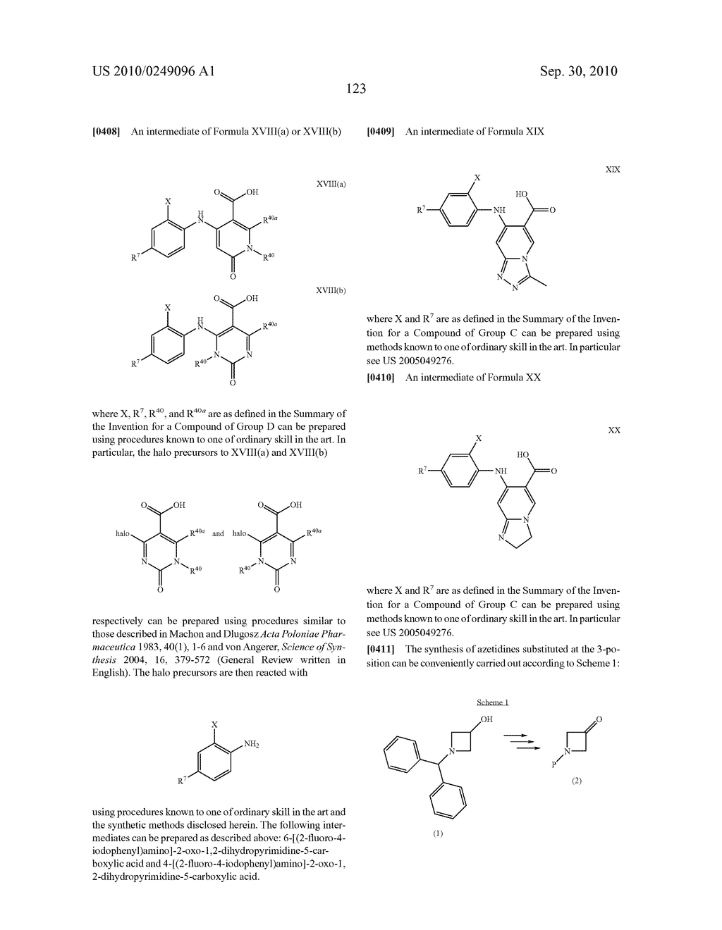 Azetidines as MEK Inhibitors for the Treatment of Proliferative Diseases - diagram, schematic, and image 124
