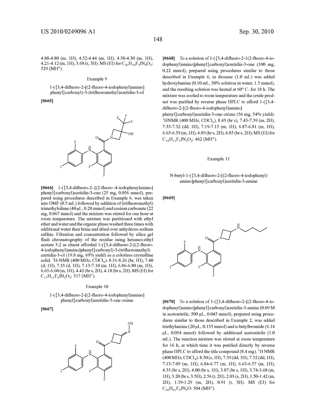 Azetidines as MEK Inhibitors for the Treatment of Proliferative Diseases - diagram, schematic, and image 149