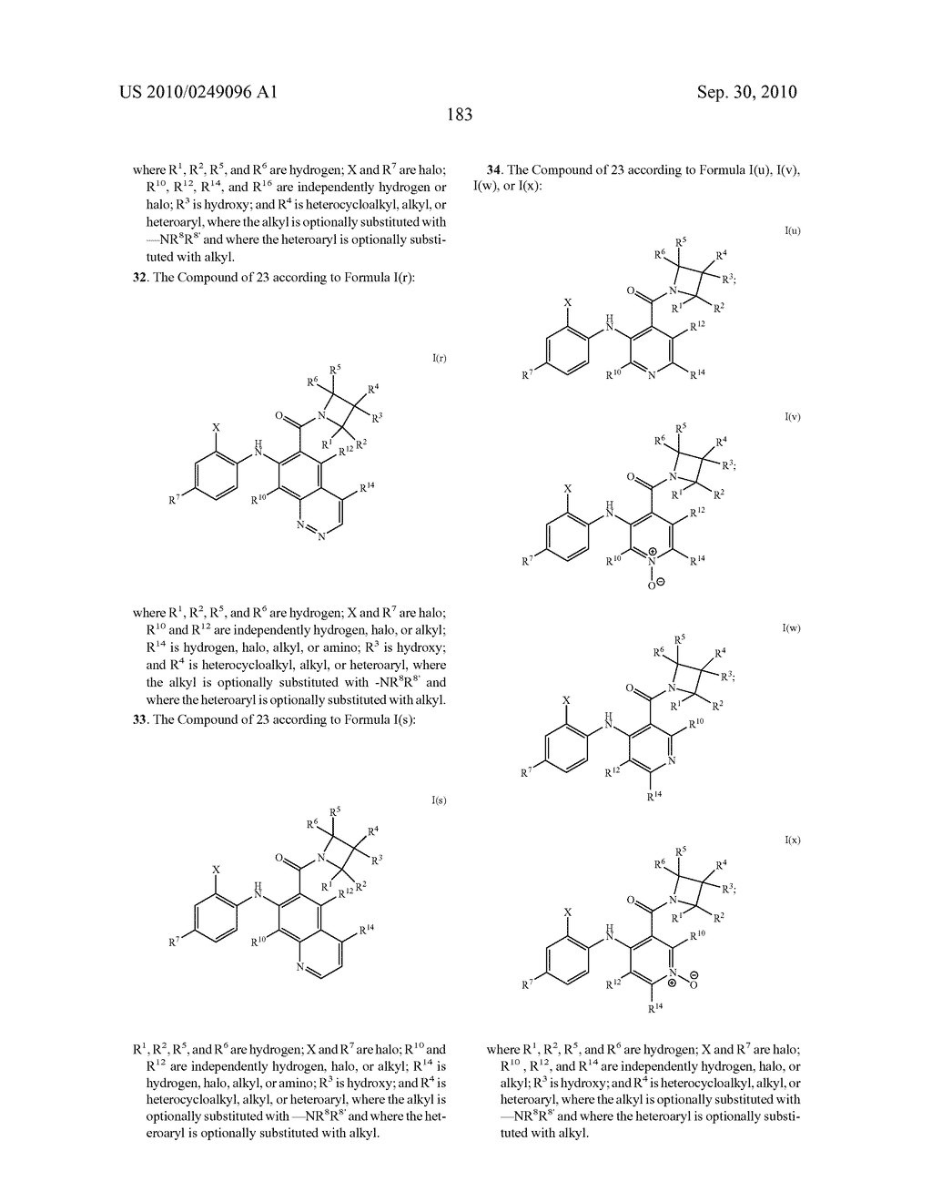Azetidines as MEK Inhibitors for the Treatment of Proliferative Diseases - diagram, schematic, and image 184