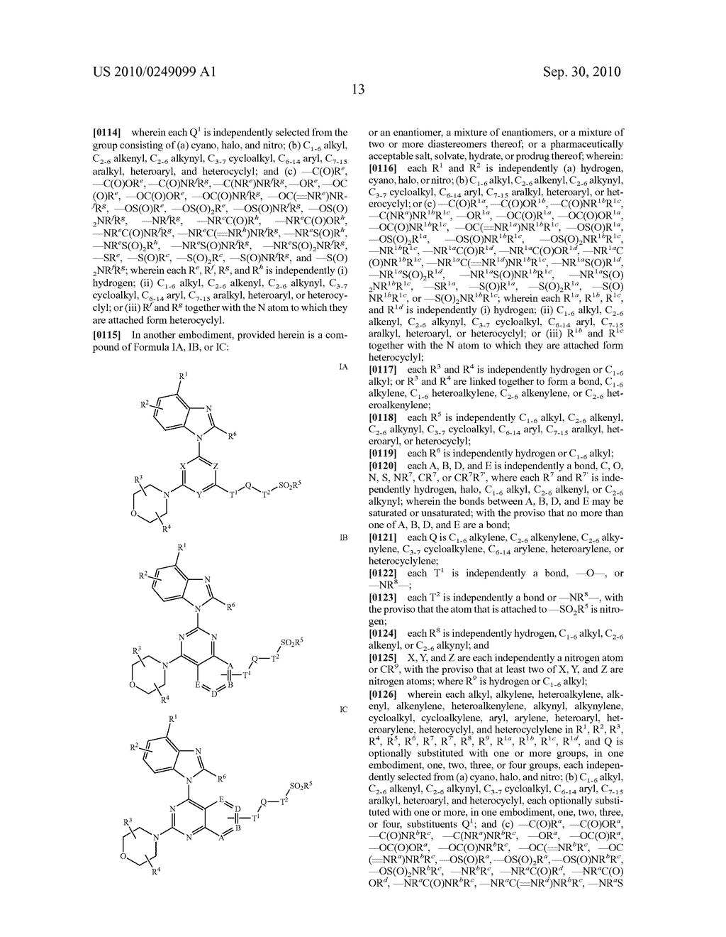 PYRIMIDINYL AND 1,3,5-TRIAZINYL BENZIMIDAZOLE SULFONAMIDES AND THEIR USE IN CANCER THERAPY - diagram, schematic, and image 14