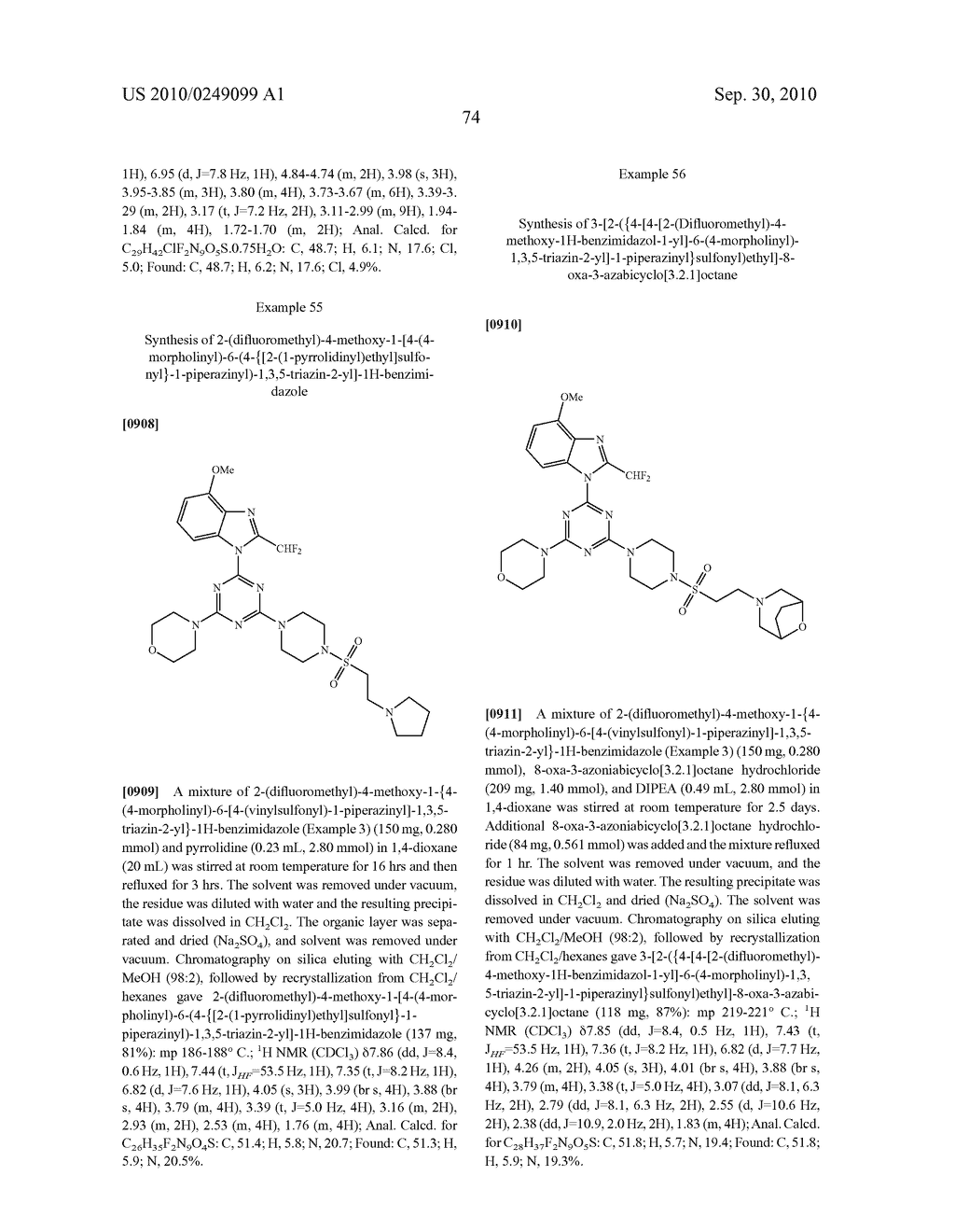 PYRIMIDINYL AND 1,3,5-TRIAZINYL BENZIMIDAZOLE SULFONAMIDES AND THEIR USE IN CANCER THERAPY - diagram, schematic, and image 75