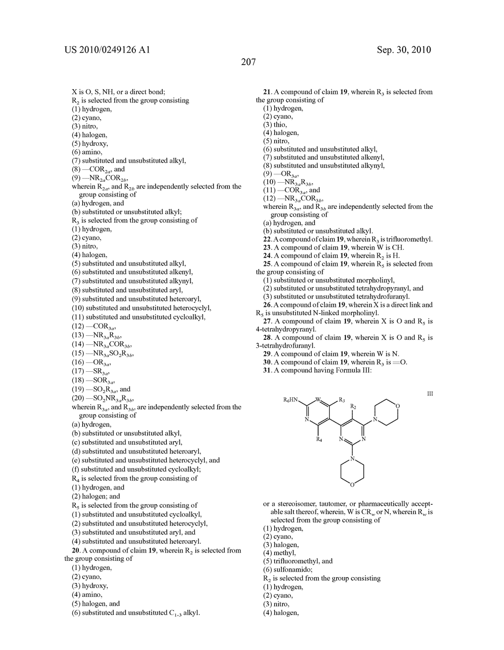 PYRIMIDINE DERIVATIVES USED AS PI-3-KINASE INHIBITORS - diagram, schematic, and image 213