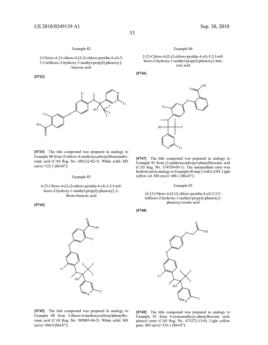 1,1,1-TRIFLUORO-2-HYDROXYPROPYL COMPOUNDS - diagram, schematic, and image 54