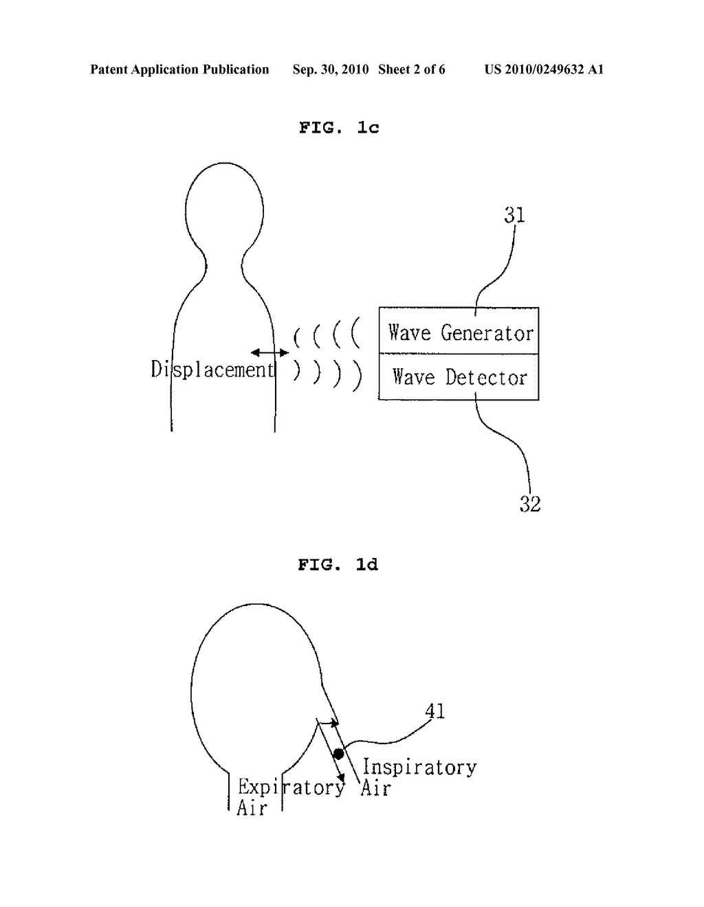 METHOD AND SYSTEM OF MONITORING RESPIRATORY SIGNAL BY RADIO - diagram, schematic, and image 03