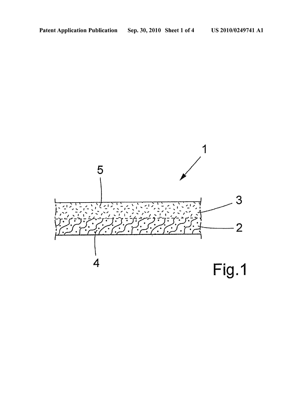 NON-WOVEN MATERIAL FOR USE AS A BODY FACING SHEET IN AN ABSORBENT ARTICLE - diagram, schematic, and image 02