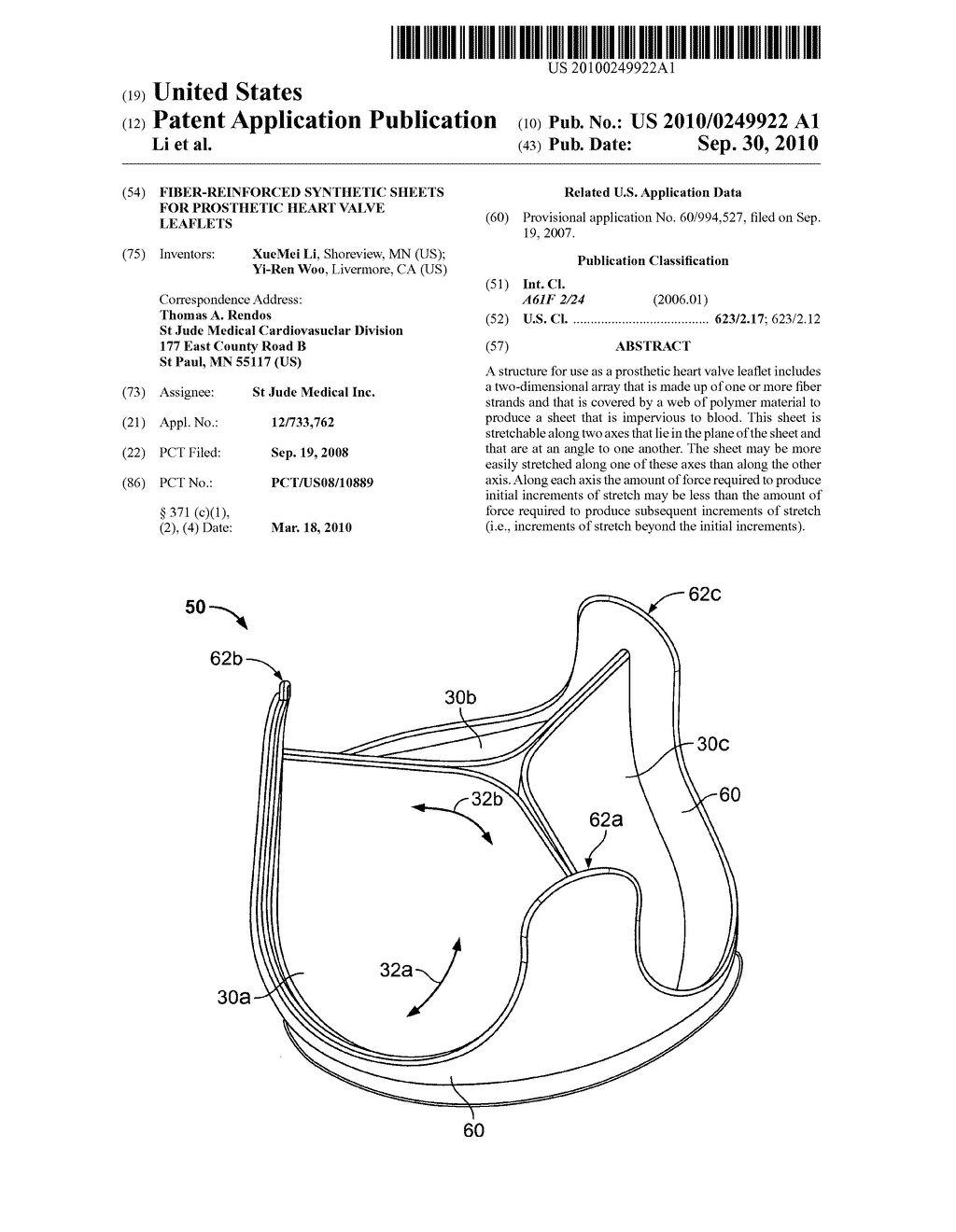 FIBER-REINFORCED SYNTHETIC SHEETS FOR PROSTHETIC HEART VALVE LEAFLETS - diagram, schematic, and image 01