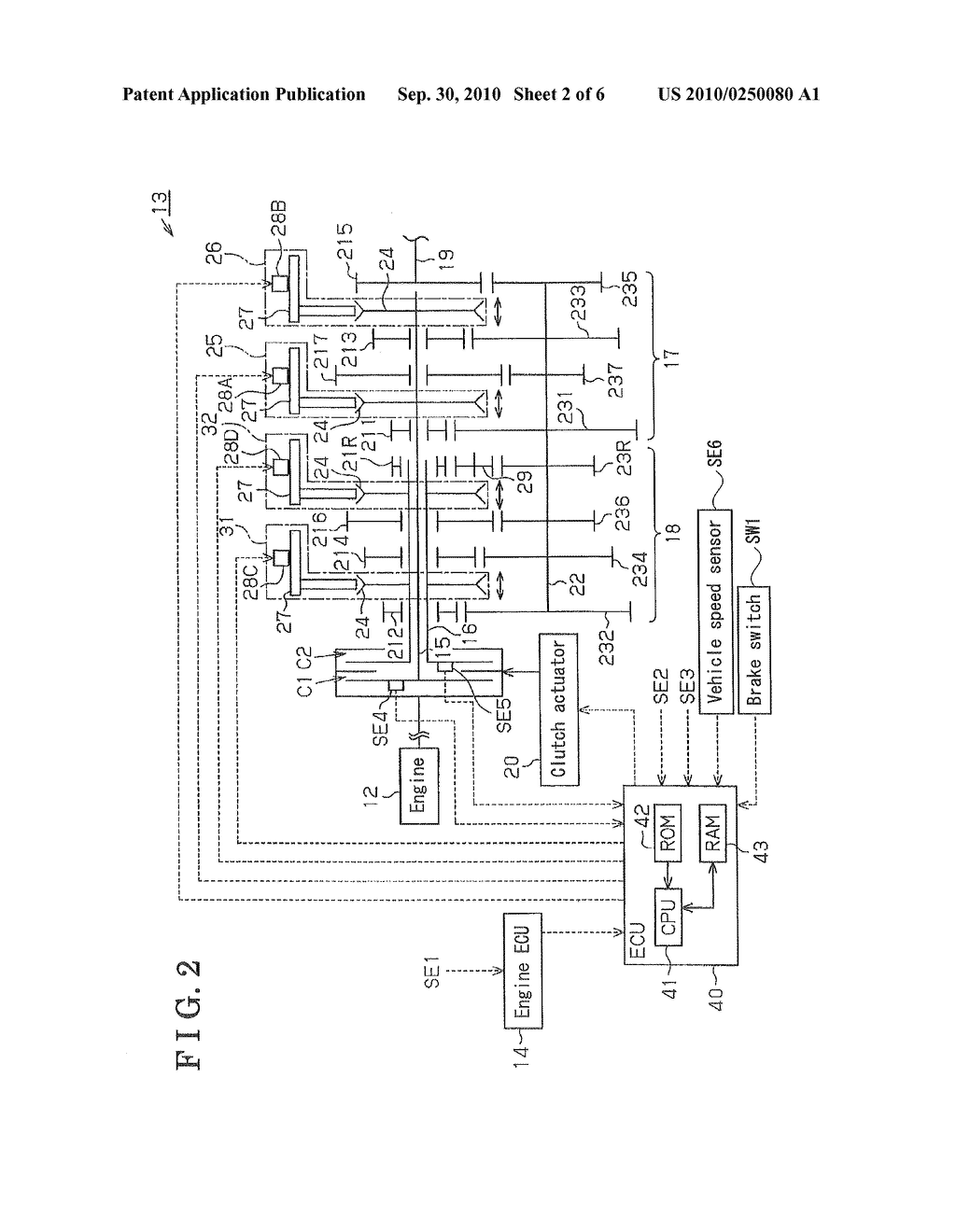 CONTROL APPARATUS FOR AUTOMATED MANUAL TRANSMISSION - diagram, schematic, and image 03