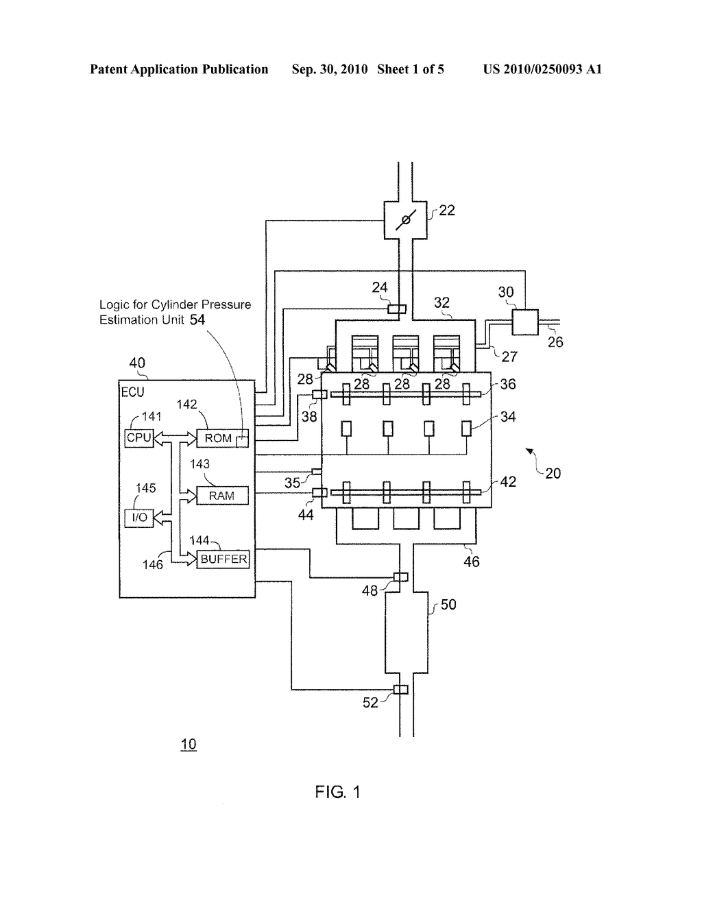 METHOD AND APPARATUS FOR COMBUSTION CHAMBER PRESSURE ESTIMATION - diagram, schematic, and image 02