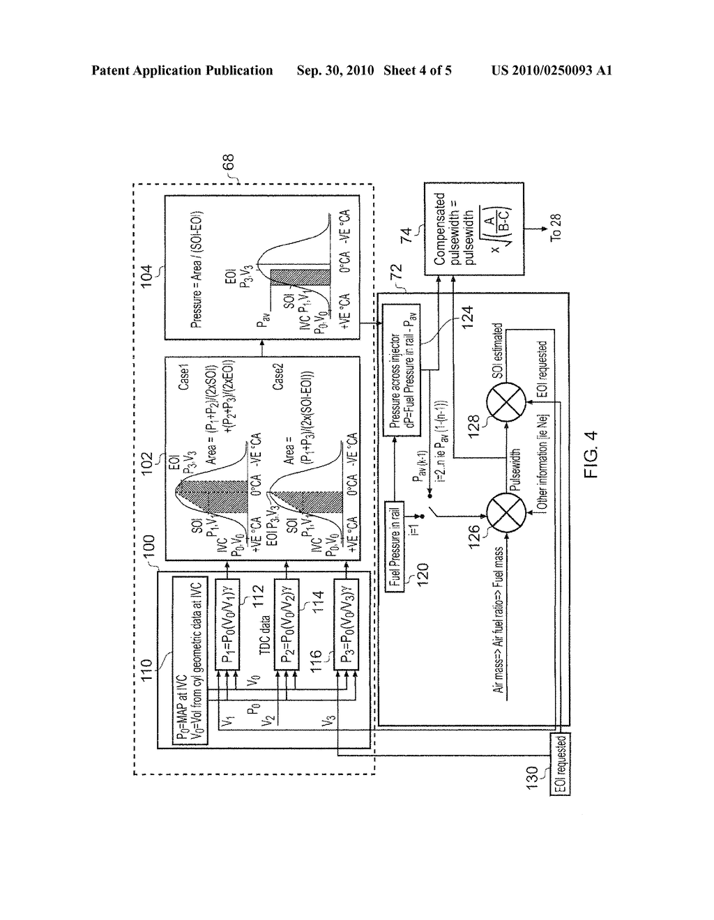 METHOD AND APPARATUS FOR COMBUSTION CHAMBER PRESSURE ESTIMATION - diagram, schematic, and image 05