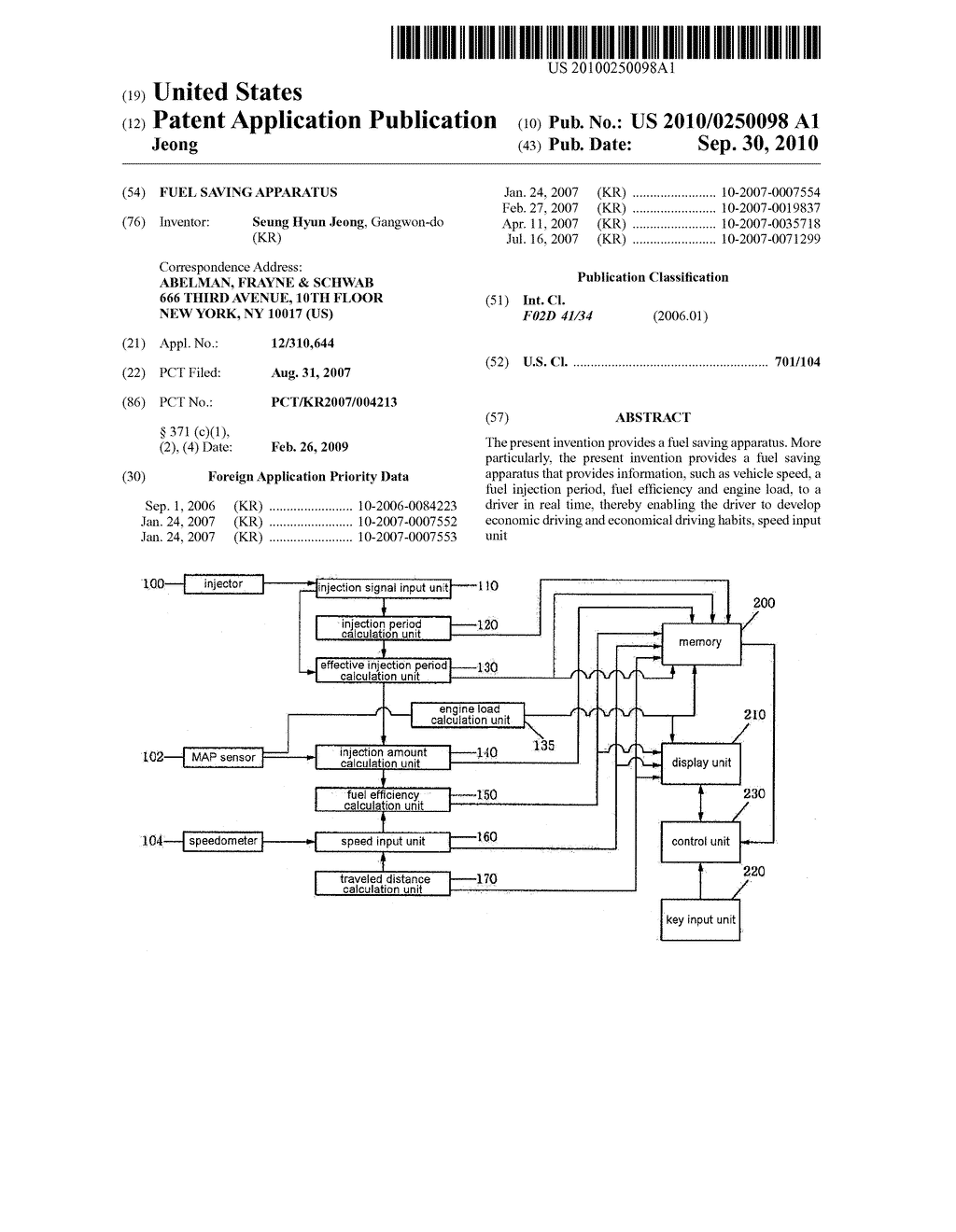 Fuel saving apparatus - diagram, schematic, and image 01