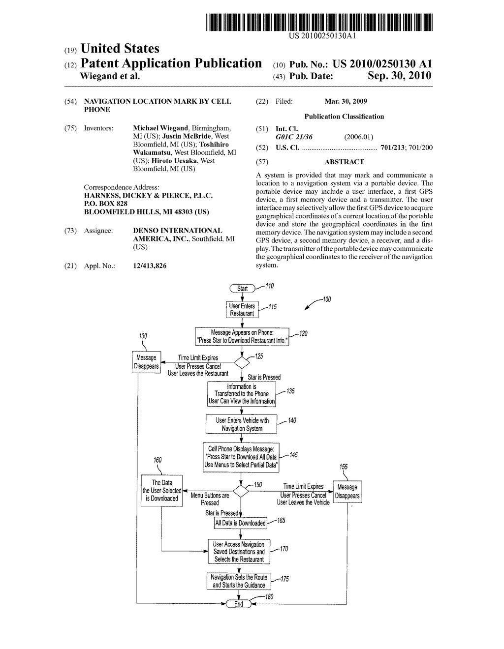 NAVIGATION LOCATION MARK BY CELL PHONE - diagram, schematic, and image 01