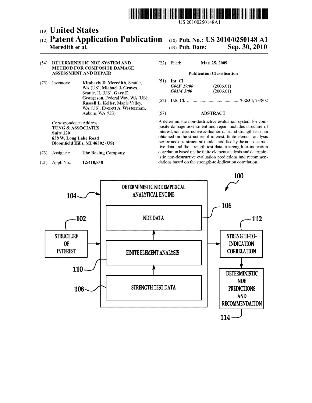 DETERMINISTIC NDE SYSTEM AND METHOD FOR COMPOSITE DAMAGE ASSESSMENT AND REPAIR - diagram, schematic, and image 01