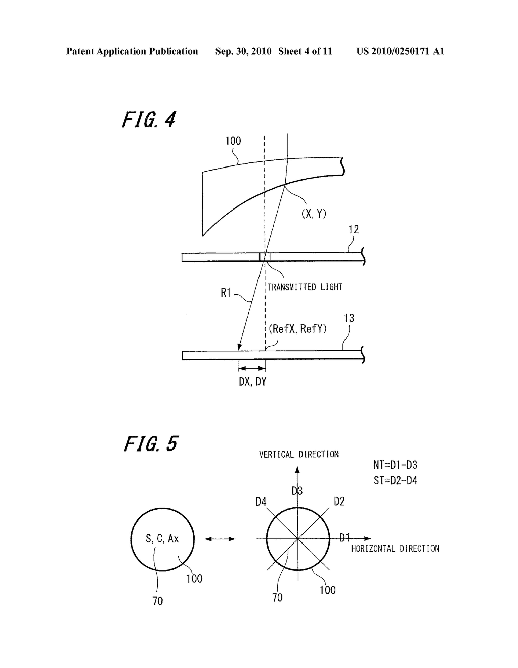 LENS EVALUATION METHOD, LENS EVALUATION DEVICE, LENS MANUFACTURING METHOD, AND LENS CHARACTERISTIC DISPLAY METHOD - diagram, schematic, and image 05