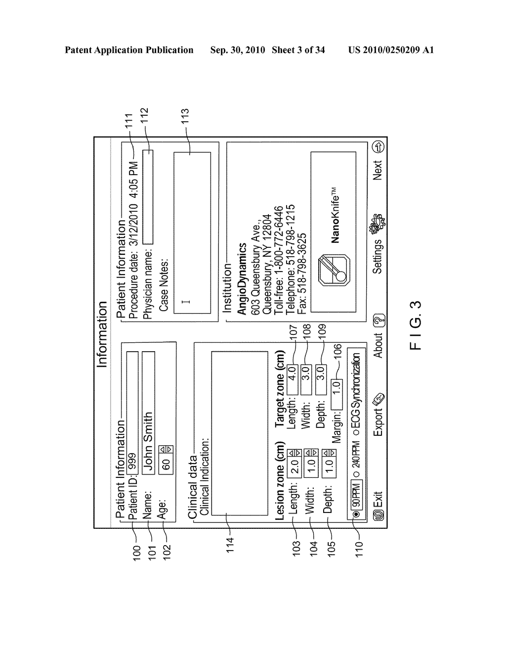 SYSTEM AND METHOD FOR ESTIMATING A TREATMENT REGION FOR A MEDICAL TREATMENT DEVICE - diagram, schematic, and image 04