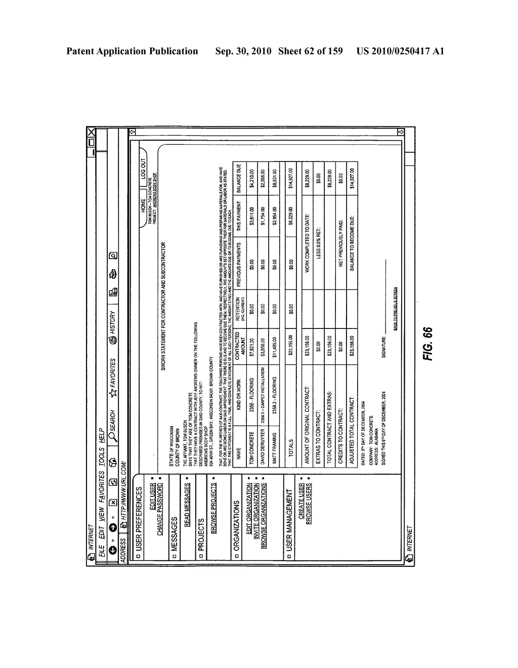 CONSTRUCTION PAYMENT MANAGEMENT SYSTEM AND METHOD WITH BUDGET RECONCILIATION FEATURES - diagram, schematic, and image 63