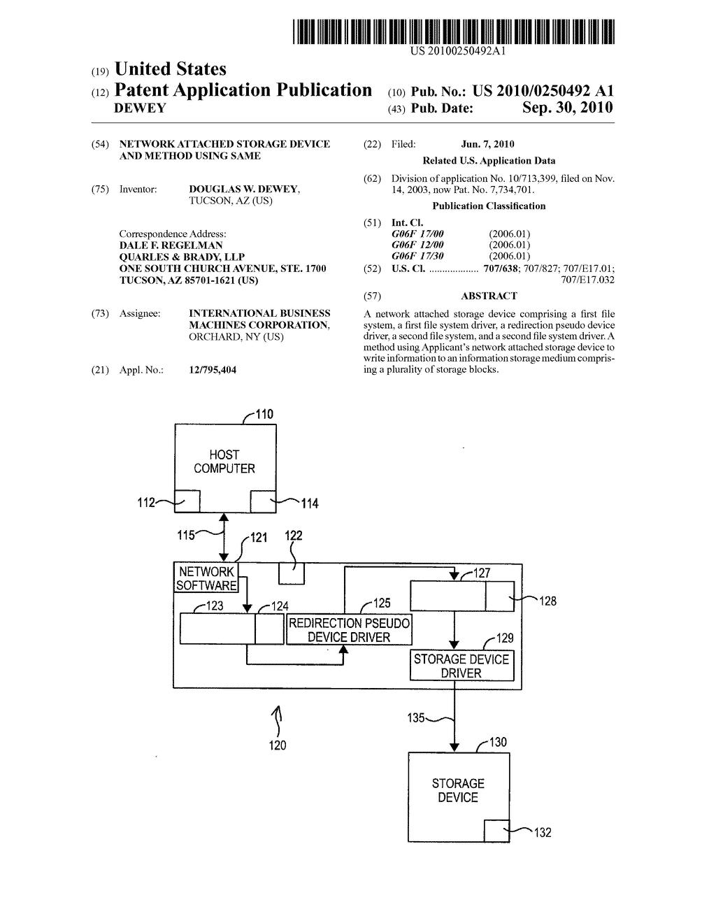 NETWORK ATTACHED STORAGE DEVICE AND METHOD USING SAME - diagram, schematic, and image 01