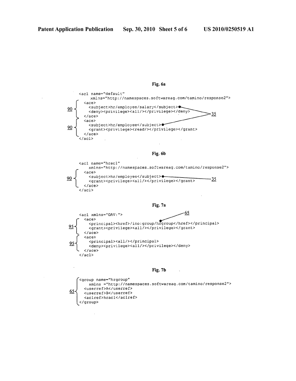 XML database management system for an XML database comprising access protected XML data - diagram, schematic, and image 06