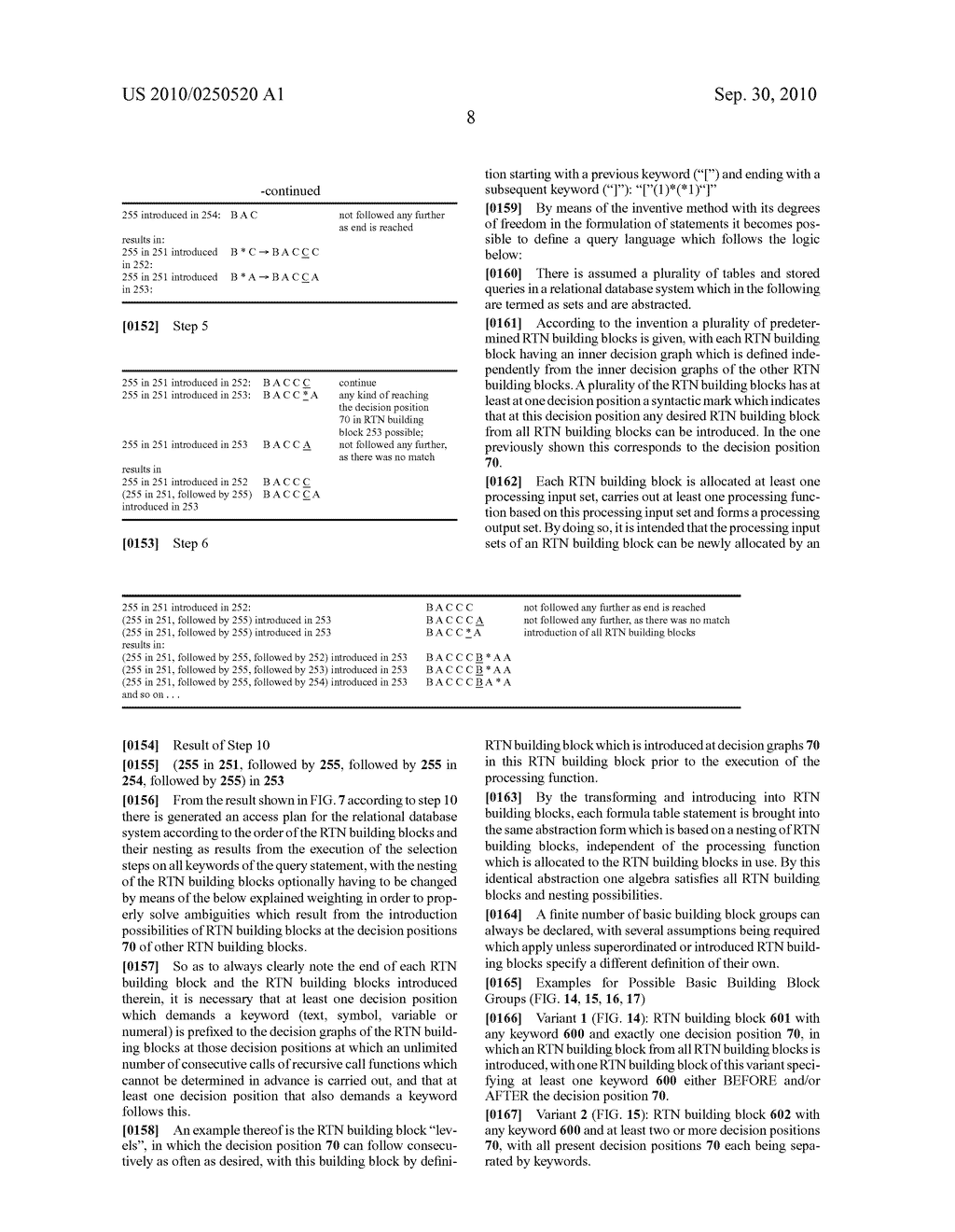 METHOD FOR CONTROLLING A RELATIONAL DATABASE SYSTEM - diagram, schematic, and image 24