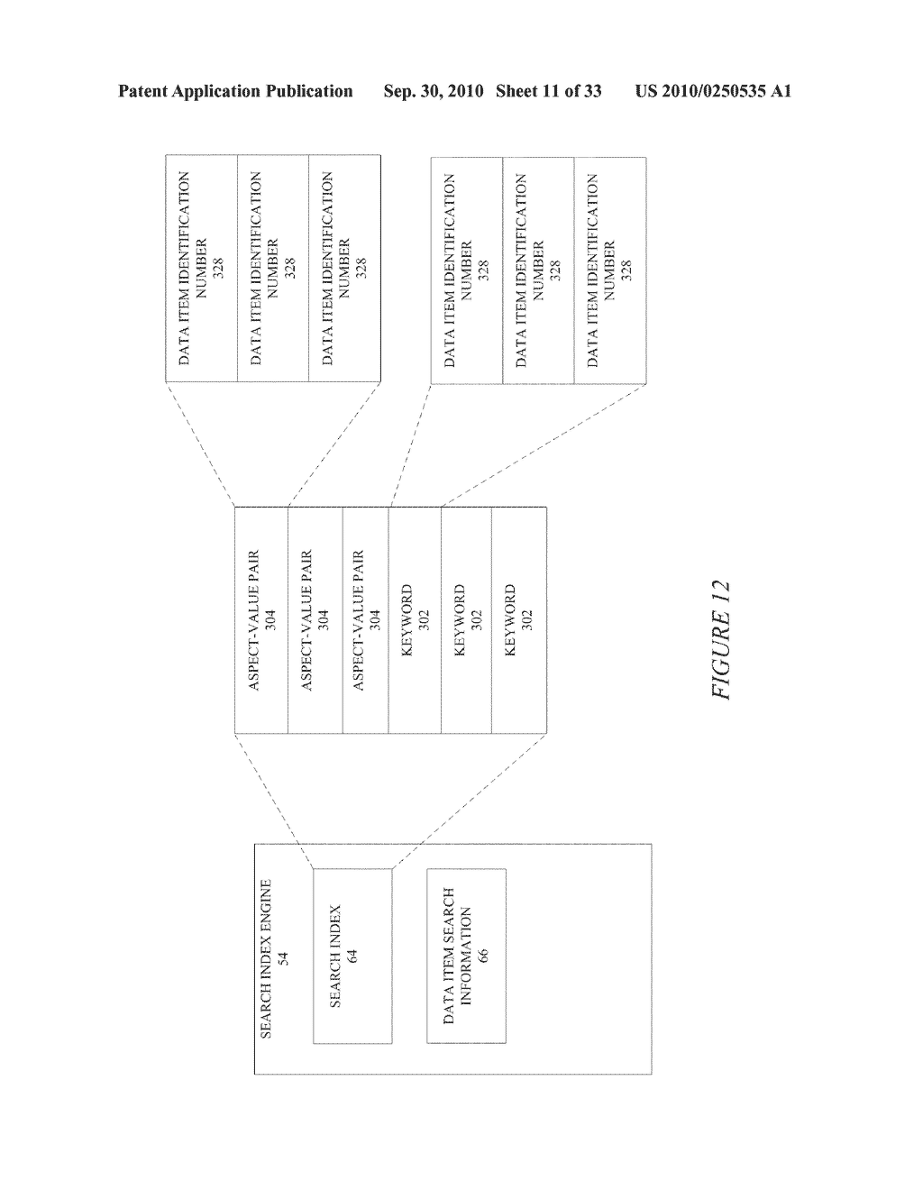 IDENTIFYING AN ITEM BASED ON DATA ASSOCIATED WITH THE ITEM - diagram, schematic, and image 12