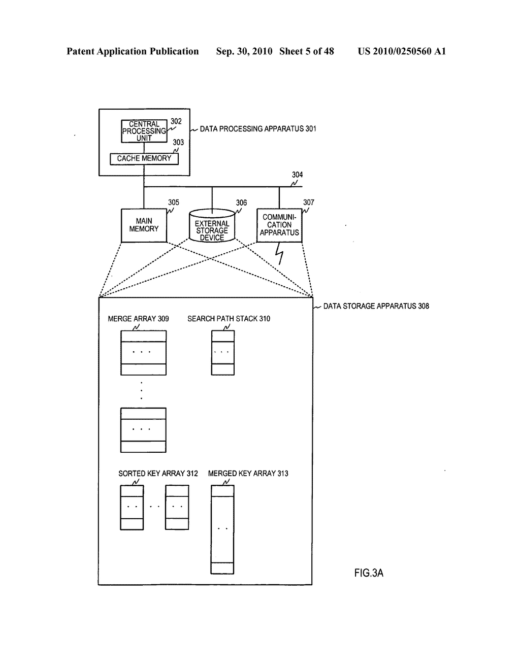 Bit string merge sort device, method, and program - diagram, schematic, and image 06