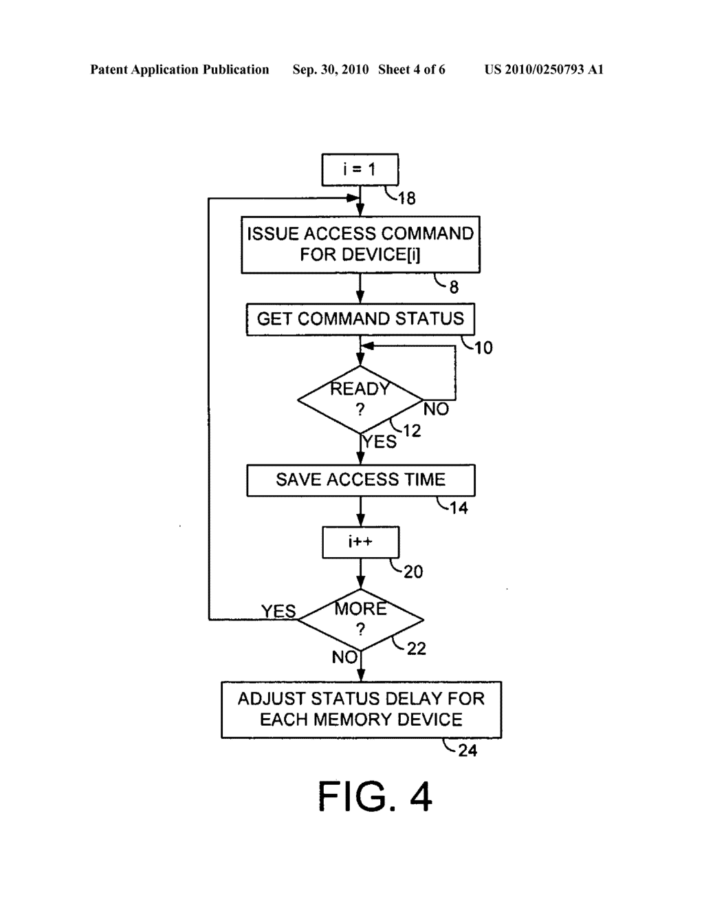 ADJUSTING ACCESS OF NON-VOLATILE SEMICONDUCTOR MEMORY BASED ON ACCESS TIME - diagram, schematic, and image 05